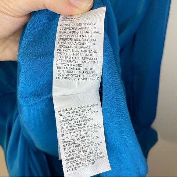 & Other Stories Mini Faux Wrap Satin Shirtdress Size 8 - Picture 8 of 10